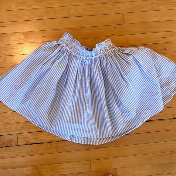 Jcrew Seersucker Skirt NWOT 6-7 - Picture 1 of 2